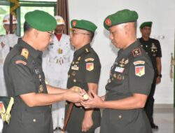 Danrem 133/NW Pimpin Sertijab Dandim 1304/Gorontalo