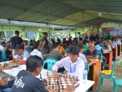 Kodim 1304/Gorontalo Gelar Turnamen Catur Piala Dandim