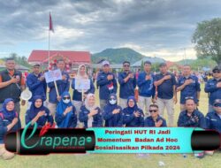 Peringati HUT RI Jadi Momentum Badan Ad Hoc Sosialisasikan Pilkada 2024