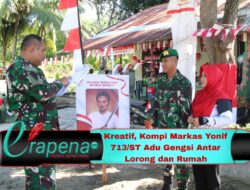 Kreatif, Kompi Markas Yonif 713/ST, Adu Gengsi Antar Lorong dan Rumah