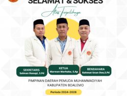 Musda Ke-VI PDPM Boalemo, Marwan Marhaba Terpilih Menjadi Ketua