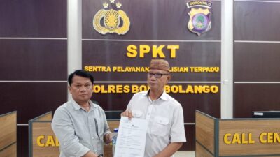 Diduga Cemarkan Nama Baik Ismet Mile, Jurkam MULUS Dilaporkan Ke Polres Bonbol