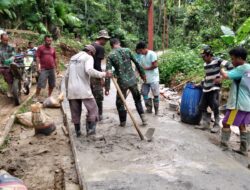 Kodim 1304/Gorontalo Bangun Akses Jalan ke Kecamatan Pinogu