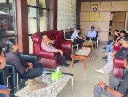 Kapolres Boalemo Jalin Silaturahmi Bersama Para Jurnalis