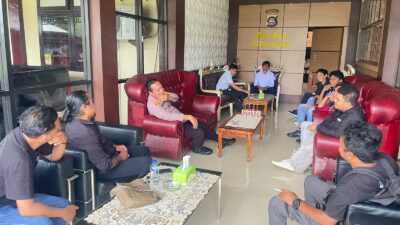 Kapolres Boalemo Jalin Silaturahmi Bersama Para Jurnalis