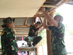 Kodim 1315/KG Tunjukkan Semangat, Progres Rehab Panti Asuhan Darul Mutmain Capai 35%