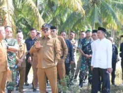 Bupati Boalemo Tinjau Lahan Pembangunan Batalyon