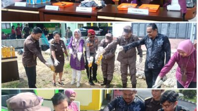 Kejaksaan Boalemo Kembali Musnahkan Barang Bukti Perkara Tindak Pidana Umum 