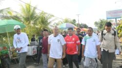 Meriahkan Hari Santri Nasional, Wabup Lahmudin Ikut Jalan Sehat