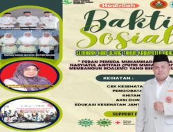 Pemuda Muhammadiyah dan Nasyiatul Aisyiyah Rayakan HUT Boalemo dengan Bakti Sosial di Botumoito