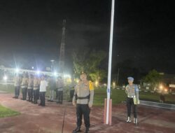 Polres Boalemo Gelar Apel Pengamanan Pergantian Malam Tahun Baru