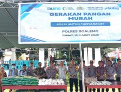 Bantu Masyarakat, Polres Boalemo Hadirkan Gerakan Pangan Murah