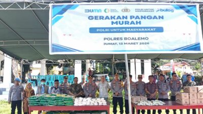 Bantu Masyarakat, Polres Boalemo Hadirkan Gerakan Pangan Murah