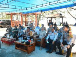 Wabup Lahmuddin Hadiri ANEV Sitkamtibmas di Pantai Bolihutuo, Pastikan Lebaran Aman