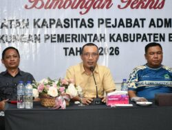 Tutup Bimtek Pejabat Administrator, Lahmuddin Tekankan Pentingnya Kerja Sama Antar OPD