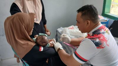 PKM Pangi Gelar CUC, Tekan Angka Penyakit Campak Pada Balita 