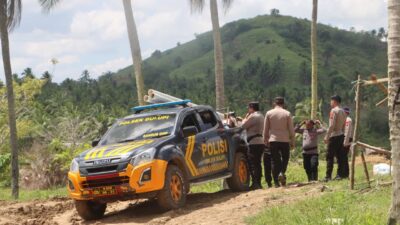 Polres Boalemo Tertibkan PETI di Dusun Sambati, Sejumlah Peralatan Tambang Diamankan