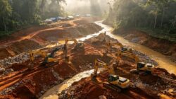 Kian Masif, Excavator Bertambah Jadi Enam Unit, Siapa Aktor di Balik PETI Tangga Barito?