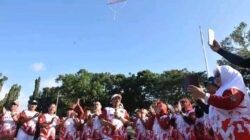 Pencanangan HUT ke-81 RI, Rum Pagau Ajak Warga Bersatu Membangun Boalemo