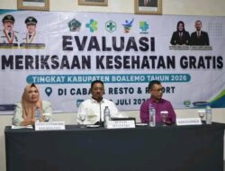 Pemeriksaan Kesehatan Gratis Dievaluasi, Ini Pesan Bupati Boalemo