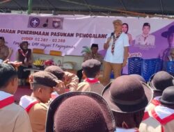 Wabup Lahmudin Hambali Motivasi Pramuka Penggalang di Paguyaman