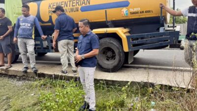 Mobil Tangki Perumda Rusak, BPBPK Gorontalo Bantu Suplai Air Bersih Di Boalemo