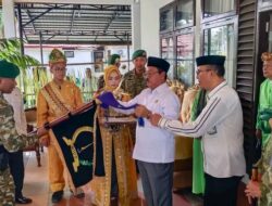 Kirab Lambang Satuan Yonif TP 915/Bituo, Bupati Boalemo Tekankan Peran Pertahanan dan Pembangunan