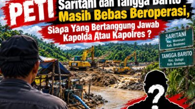 PETI Saritani dan Tangga Barito Masih Bebas Beroperasi, Siapa yang Bertanggung Jawab Kapolda atau Kapolres?