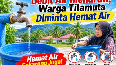 Debit Air Menurun, Warga Tilamuta Diminta Hemat Air
